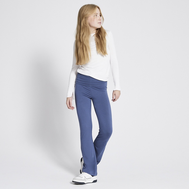 Folded flare pants "Noelle star"